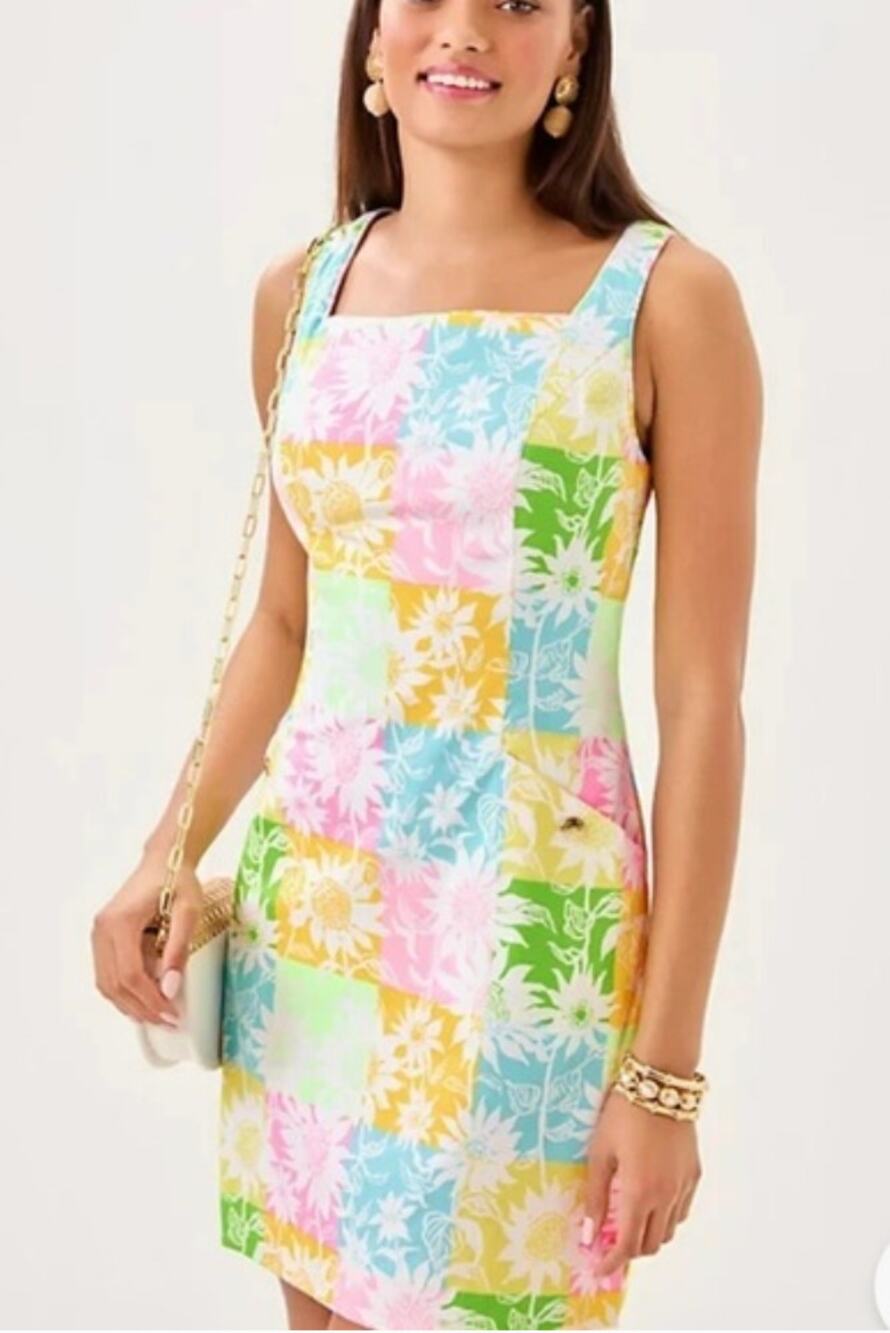 Lilly Pulitzer The Lilly Shift Multi Via Sunny Sunflowers 10